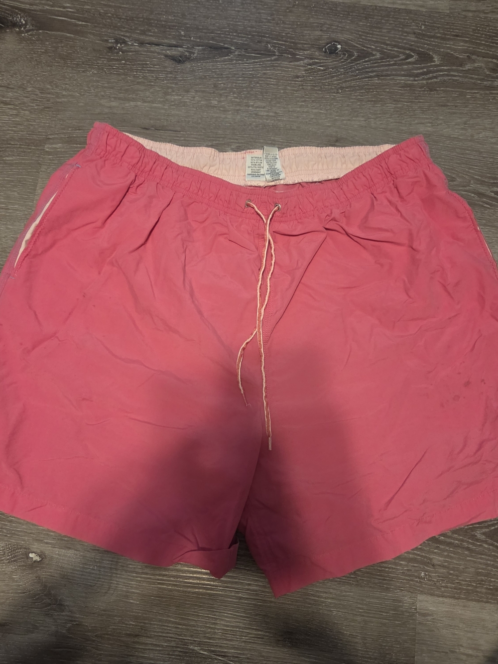 Daniel Cremieux Men's Coral Pink Drawstring Athletic Shorts